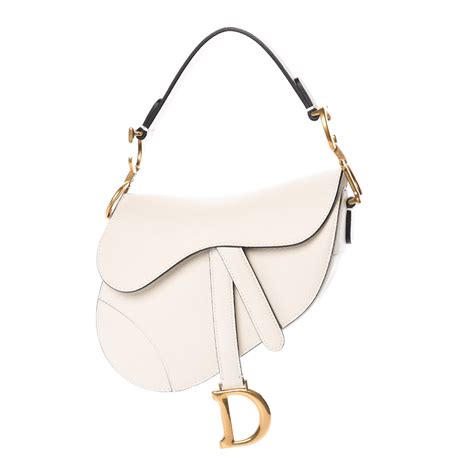 dior white saddle bag price|authentic christian dior saddle bag.